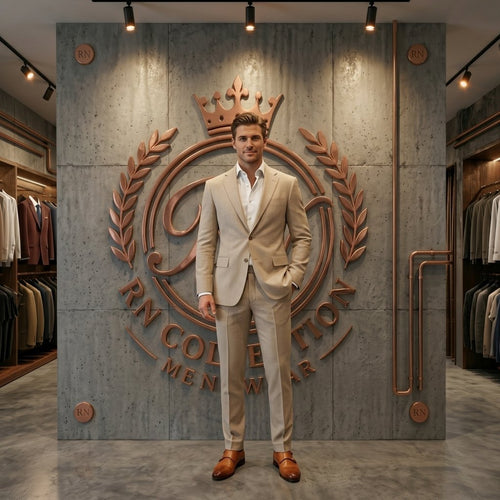 Premium Beige Suit